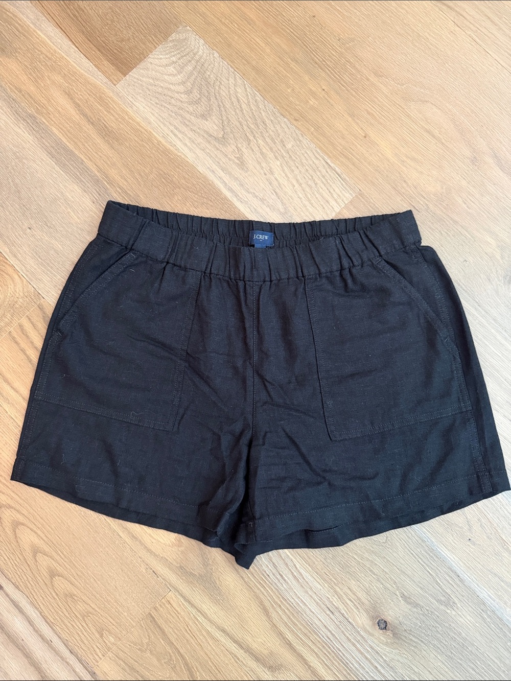 J.Crew Black Elastic Waist Everyday Shorts